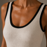 Vestido blanco y negro de punto | Stylicious (22)