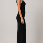 Vestido negro y blanco de punto | Stylicious (3)