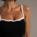 Conjunto top y falda negro de punto | Stylicious (10)