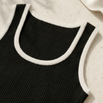 Vestido negro y blanco de punto | Stylicious (9)