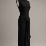 Vestido largo negro fluido | Stylicious (18)