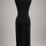 Vestido largo negro fluido | Stylicious (21)