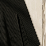 Vestido negro y blanco de punto | Stylicious (12)