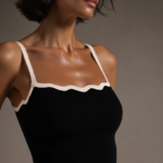 Conjunto top y falda negro de punto | Stylicious (13)