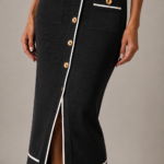 Conjunto top y falda negro elegante | Stylicious (15)