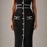 Conjunto top y falda negro elegante | Stylicious (13)