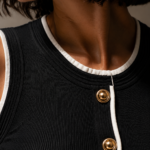 Conjunto top y falda negro elegante | Stylicious (4)