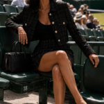 Conjunto de tweed negro y dorado | Stylicious (2)