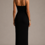 Vestido negro con brillo de fiesta | Stylicious (5)