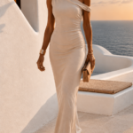 Vestido largo asimetrico elegante | Stylicious (5)