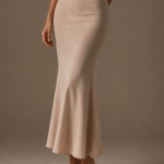 Vestido largo beige asimetrico | Stylicious (6)
