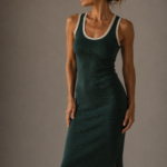Vestido de punto verde elegante | Stylicious (5)