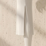 Vestido blanco y negro de punto | Stylicious (26)